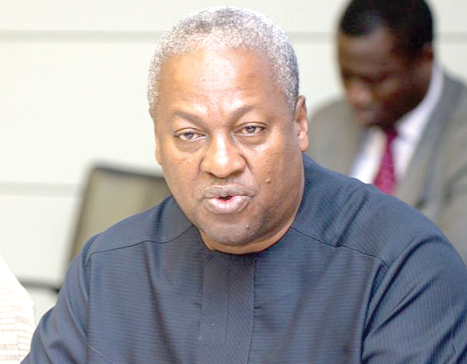 Former president John Dramani Mahama